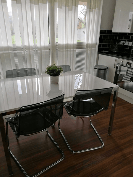 Professional cleaning work example