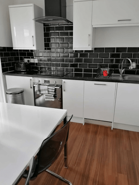 Professional cleaning work example