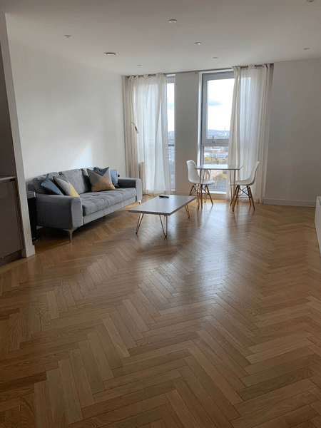 Professional cleaning work example