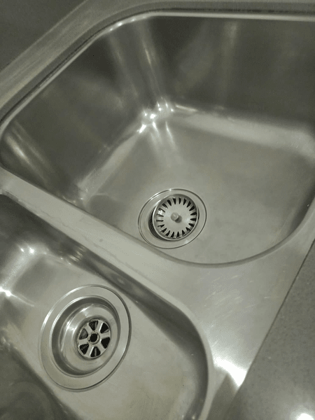 Professional cleaning work example