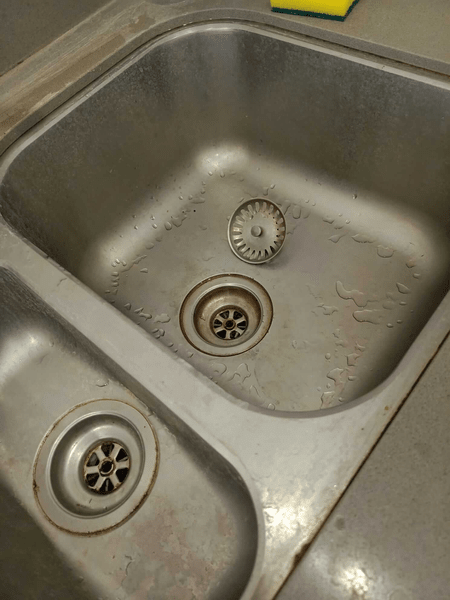 Professional cleaning work example